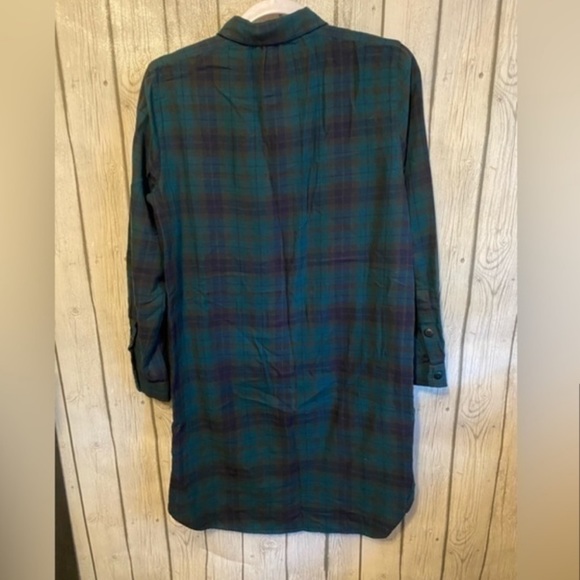 Madewell Latitude Shirtdress in Alma Plaid - Picture 5 of 5